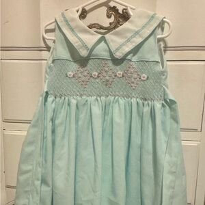 Will’Beth Mint Green Toddler Girls Dress